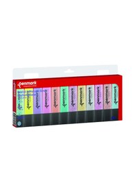 Resim Fosforlu Kalem 12'li Asetat Karişik Renk 6 Pastel + 6 Simli 
