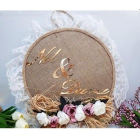 Resim Hasır Dantelli Bebek Odası Kapı Süsü Çok Renkli 