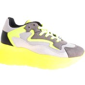 Resim Bambi Gri Süet Kadın Sneaker K0649484765 