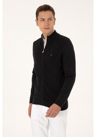 Resim U.s. Polo Assn. Erkek Siyah Hırka Triko 50315024-vr046 Sıyah 