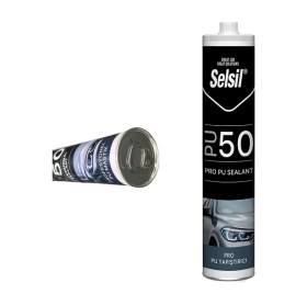 Resim Selsil 50 Pu Mastik 280 ml Siyah 