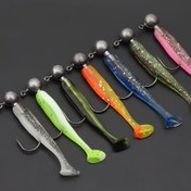 Resim 40 adet/5.5 cm Ttail Yumuşak Yem + 3.5 g/10 adet Kurşun Başlıklı saç tokası - 30 adet/7 cm Ttail Yumuşak Yem + 5 g/10 adet Kurşun Başlıklı saç tokası, Luya Sahte Yem T Tail Yumuşak Solucanlar Balıkçılık Bass Bite Ungil Su Balığı Lure Se 
