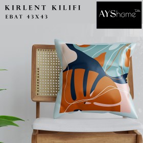Resim AYShome Mint Yaprak Kırlent Kılıfı 43x43cm 