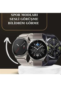 Resim Aynalı Bluetooth Kulaklık Yeni Nesil Akıllı Saat Titreşimli Nabız Ölçer Spor Modları 