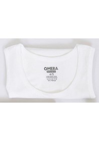 Resim Omera Organik Kumaş Erkek Çocuk Atlet 4001 Beyaz 
