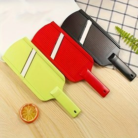 Resim El Manuel Mandolin Bıçağı, Paslanmaz Çelik Bıçak, Taşınabilir Plastik Sebze ve Meyve Kesici, Kolay Tutma Tasarımı, Lahana, Bok Choy, Salata için Elektrik Gerektirmez 