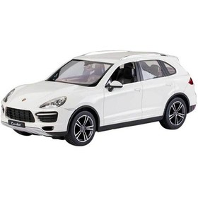 Resim Rastar 1:14 Porsche Cayenne Turbo Uzaktan Kumandalı Işıklı Araba Beyaz S00042900 Çok Renkli 