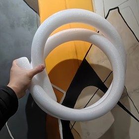 Resim Ekstra Uzun 2m (6.5ft) Çiçek Köpük Çubuklar - Ağır Hizmet Tipi Beyaz El İşi Çubukları, 3cm Çapında DIY Düğün, Ev ve Parti Dekorasyonları İçin - Kesilebilir Çiçek Düzenlemeleri, Hafif & Sağlam Yapı, Esnek Tasarım, Dokulu Yüzey 