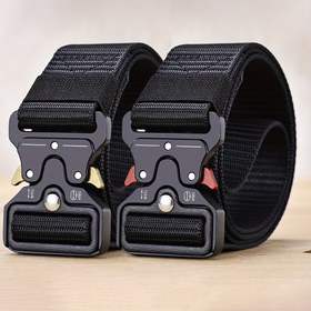 Resim Kadınlar ve Erkekler için Çok Fonksiyonlu Kemer, Açık Hava Sporları, Rahat ve Günlük Kullanım için Ayarlanabilir Taktik Kemer 