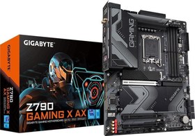 Resim GIGABYTE Z790 GAMING X AX WIFI-6E DDR5 HDMI DP PCIe 16X v5.0 1700p ATX Gigabyte