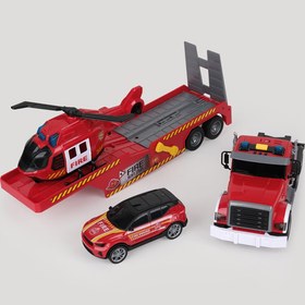Resim Let's Be Child Drive Sesli ve Işıklı Büyük İtfaiye Tırı - Standart / Standart 