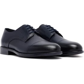 Resim Derimod Erkek Lacivert Bağcıklı Deri Klasik Ayakkabı 26SFD621218 