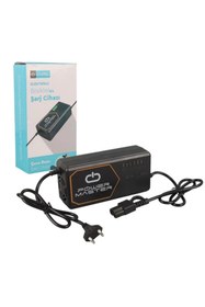 Resim Powermaster PM-31801 60 Volt - 20 Amper IEC C15 Dişi Uçlu Kapasite Göstergeli Elektrikli Bisiklet Şa 