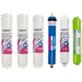 Resim 12 Inç Kapalı Kasa Su Arıtma Cihazı Tam Set 6 Filtre Alkali Filtre Ilaveli 