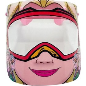 Resim jetfast Elsa Kız Çocuk Oynar Başlıklı Yüz Koruyucu Siperlik Koruma 