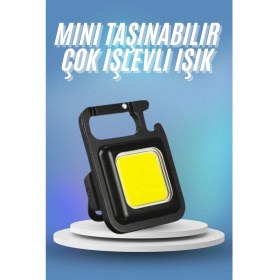 Resim LTG Nova Işıldak USB Şarjlı Cep El Feneri Taşınabilir LED Işık Çok Fonksiyonlu 