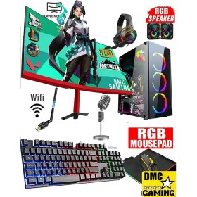 Resim DMC N01X I5 3470 16GB 256GB SSD 500GB 4GB GT740,23.8"Masaüstü Oyuncu Bilgisayarı 