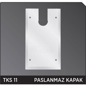 Resim Teksan Cam Kapı Paslanmaz Hidrolik Kapağı Tks 01 