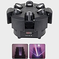 Resim DJ Pro WR-6 6 Head 6x20 Watt RGBW 4in1 Moving Head Robot Işık 