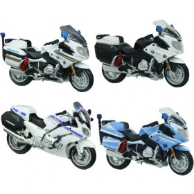 Resim Strongart Maisto 1:18 Polis Motorsikleti 