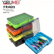 Resim 12 Bölme ile Dörtlü Tackle Kutusu, Makaslar ve Karides Depolama için; Karides Wobblers ve Balık Malzemeleri için Balık Aksesuarı Düzenleyici 