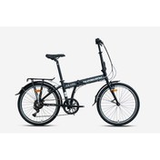 Resim Kron Fd 750-v 24 Jant Katlanır Bisiklet Mat Siyah-beyaz Mat Siyah 