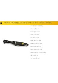 Resim Osaka Opt 378 3/8" Cırcır Motoru 