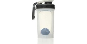 Resim Die Grup Sızdırmaz Tasarımlı 590 ml Kapasiteli Spor Shaker, Siyah 