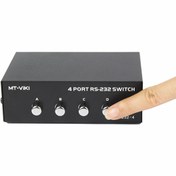 Resim Alkatronik MT-VIKI 4 Port RS232 Switch MT-223-4 Db9 Seri Port Anahtarlayıcı 1 IN 4 OUT PC Printer Haberleş 
