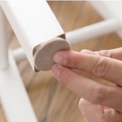 Resim 45/72 adetlik Bej Kendinden Yapışkanlı Keçe Sandalye Ayağı Pedleri - Sert Zeminler İçin Kaymaz Zemin Koruyucu, Kanepe, Masa, Tabure İçin Mobilya Yastıklama Matları - Sessiz Koruma 