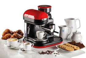 Resim Ariete Moderna Espresso Kahve Makinesi Kırmızı 
