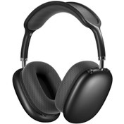 Resim Polosmart PBS229 Kablosuz Bluetooth Şarjlı AUX TF Kart Girişli Kılıflı Kulak Üstü Kulaklık Siyah 