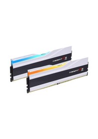 Resim Gskill F5-6000J3636F32GX2-TZ5RW 64 GB (2x32) Trident Z5 RGB Beyaz 6000 MHz CL36 DDR5 Ram 