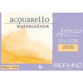 Resim Fabriano Extra White Sulu Boya Defteri Soğuk Baskı 300gr 26x36 Cm 
