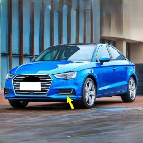 Resim Audi A3 Sedan 2017-20 Ön Tampon Sol Sis Kapağı Sissiz Krom 8V5807671B 