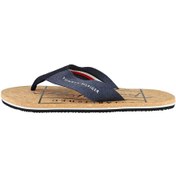 Resim Tommy Hilfiger Erkek Erkek Printed Cork Beach Sandal Parmak Arası Terlik Fm0fm03638 