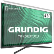Resim Bestekran Grundig Uyumlu 43GDU7810B TV Ekran Koruyucu - Grundig Uyumlu 43" inç TV Ekran Koruyucu 