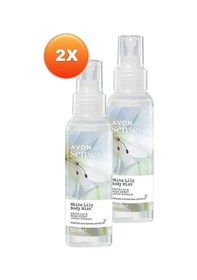 Resim Avon Senses Beyaz Zambak Vücut Spreyi 2 x 100 ML 