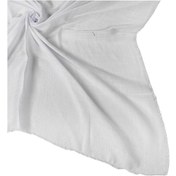 Resim Enba Flamlı Yazma %100 Pamuk Nefes Alan Doğal Kumaş Beyaz 