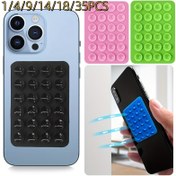 Resim 1 Adet/4/9/14/18/35 Adet Yeni Silikon Telefon Tutucu Emme Kupa Çok Amaçlı Silikon Emme Kupası 
