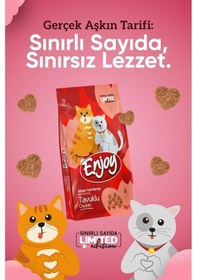 Resim Enjoy Tavuk Etli Yetişkin Kedi Maması Özel Ambalaj 1 KG 