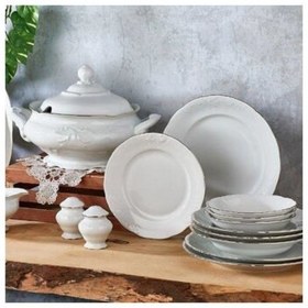Resim Aryıldız 60 Parça 12 Kişilik Porselen Yemek Takımı 