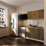 Resim Tdesigno Selena Hazır Mutfak Dolabı 120 Cm - Tezgah Dahil Değil - Ceviz 