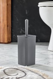 Resim WC Fırçası & Tuvalet Fırçası Füme 2 Parça 