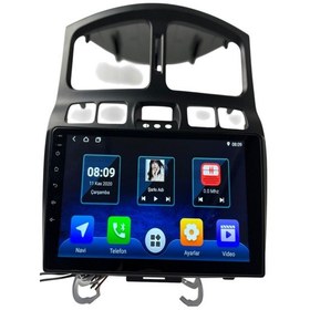 Resim Hyundai Santafe 2001-2006 9 inç 6-128 GB PRO Android Carplay Multimedya 