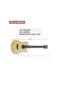 Resim Traveler Rmsm Redlands Mini Akustik Gitar 