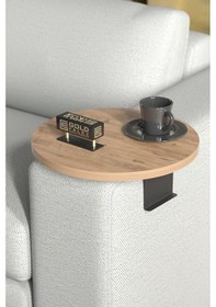 Resim Yan Sehpa Ayarlanabilir Tepsi Dekoratif Modern Tepsi Atlantik Çam 