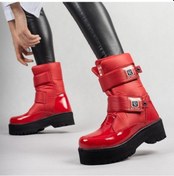 Resim Miah Kırmızı Rugan Kar Bot Kırmızı 