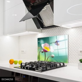 Resim Olinpa Cam Ocak Arkası Koruyucu | Kelebek 