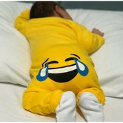 Resim Cantaz 3-12 Ay Emoji Baskılı 2 Li Bebek Eşofman Altı 